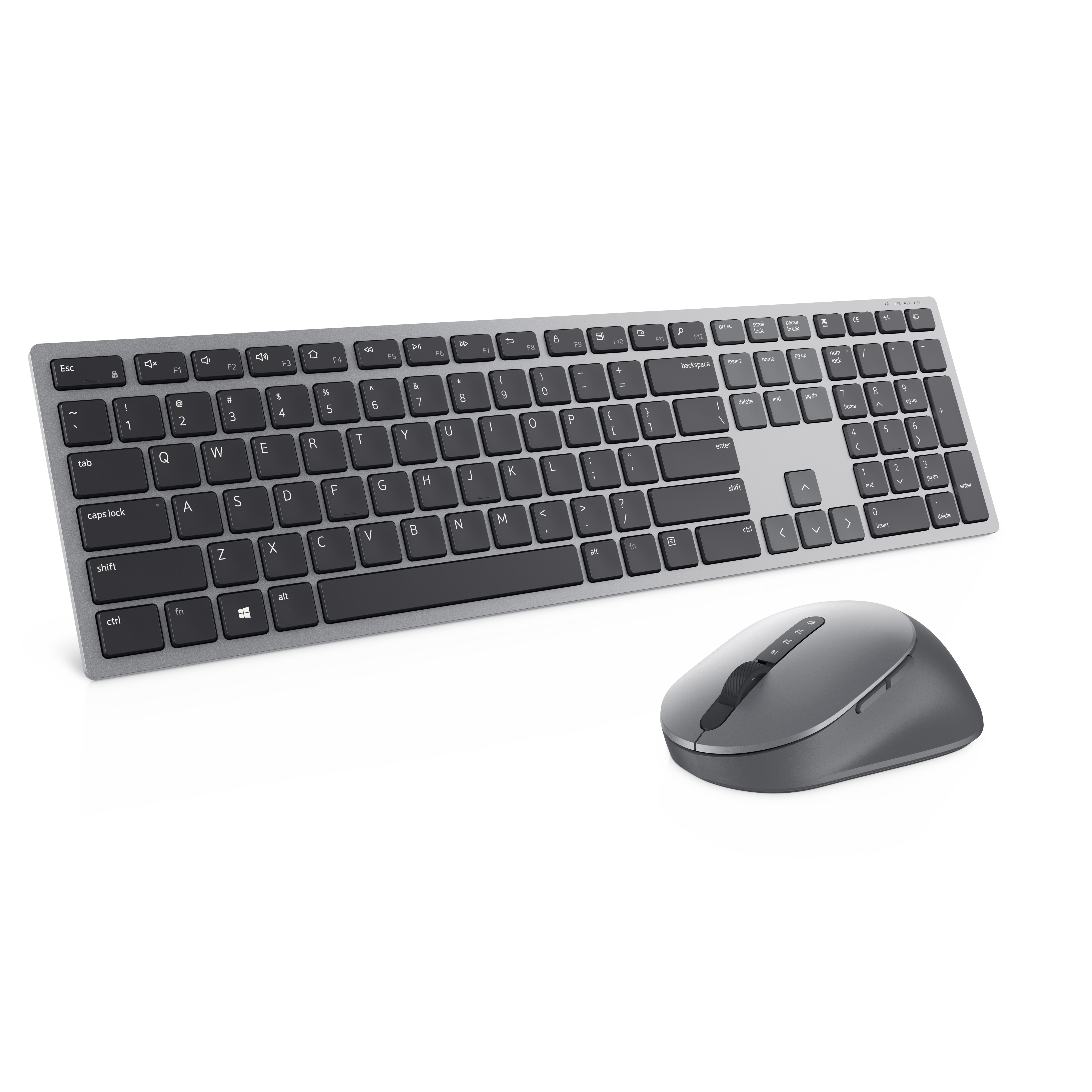 KM7321W clavier RF sans fil + Bluetooth AZERTY Français Gris, Titane KM7321W clavier RF sans fil + Bluetooth AZERTY Français Gris, Titane