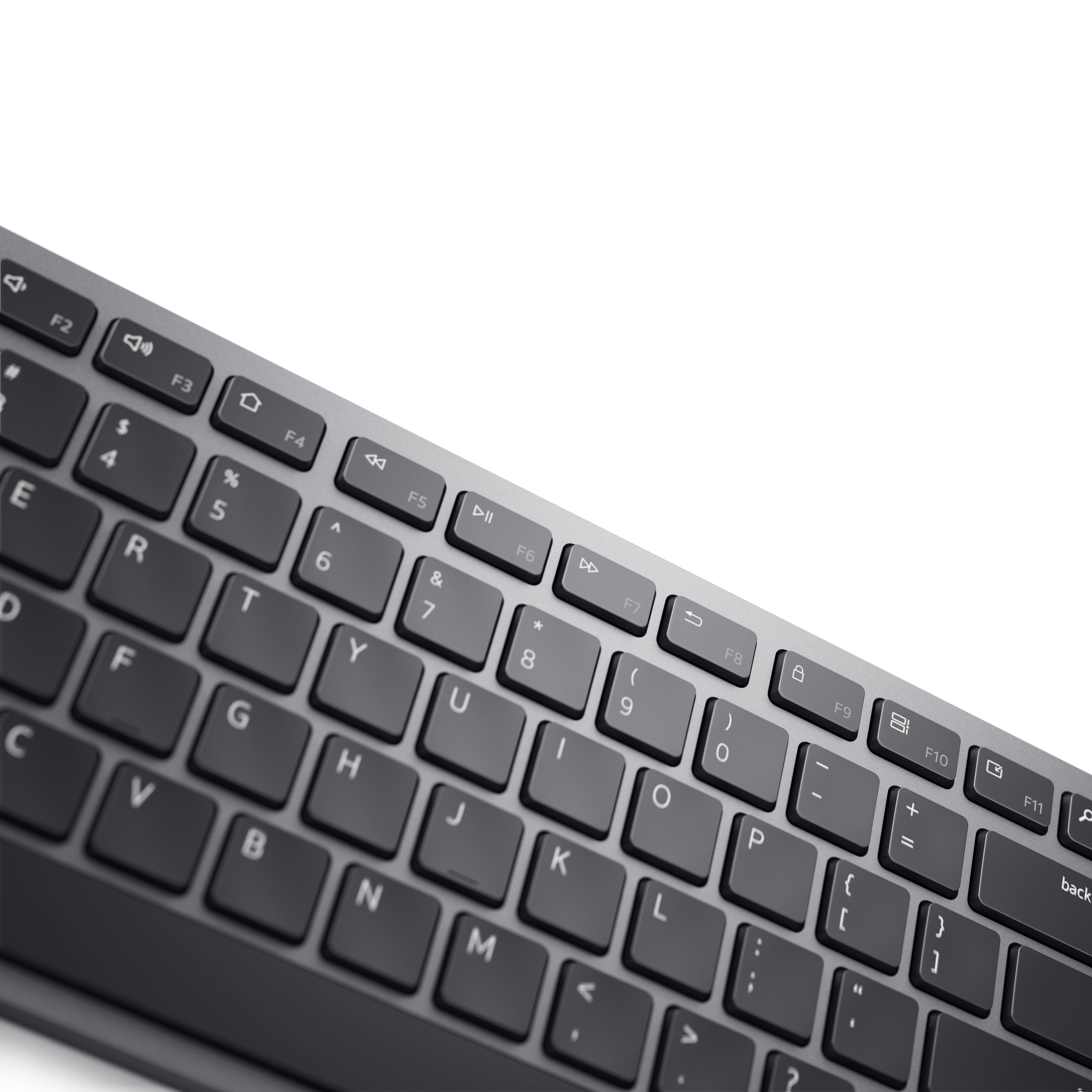 KM7321W clavier RF sans fil + Bluetooth QWERTY Anglais britannique Gris, Titane KM7321W clavier RF sans fil + Bluetooth QWERTY Anglais britannique Gris, Titane