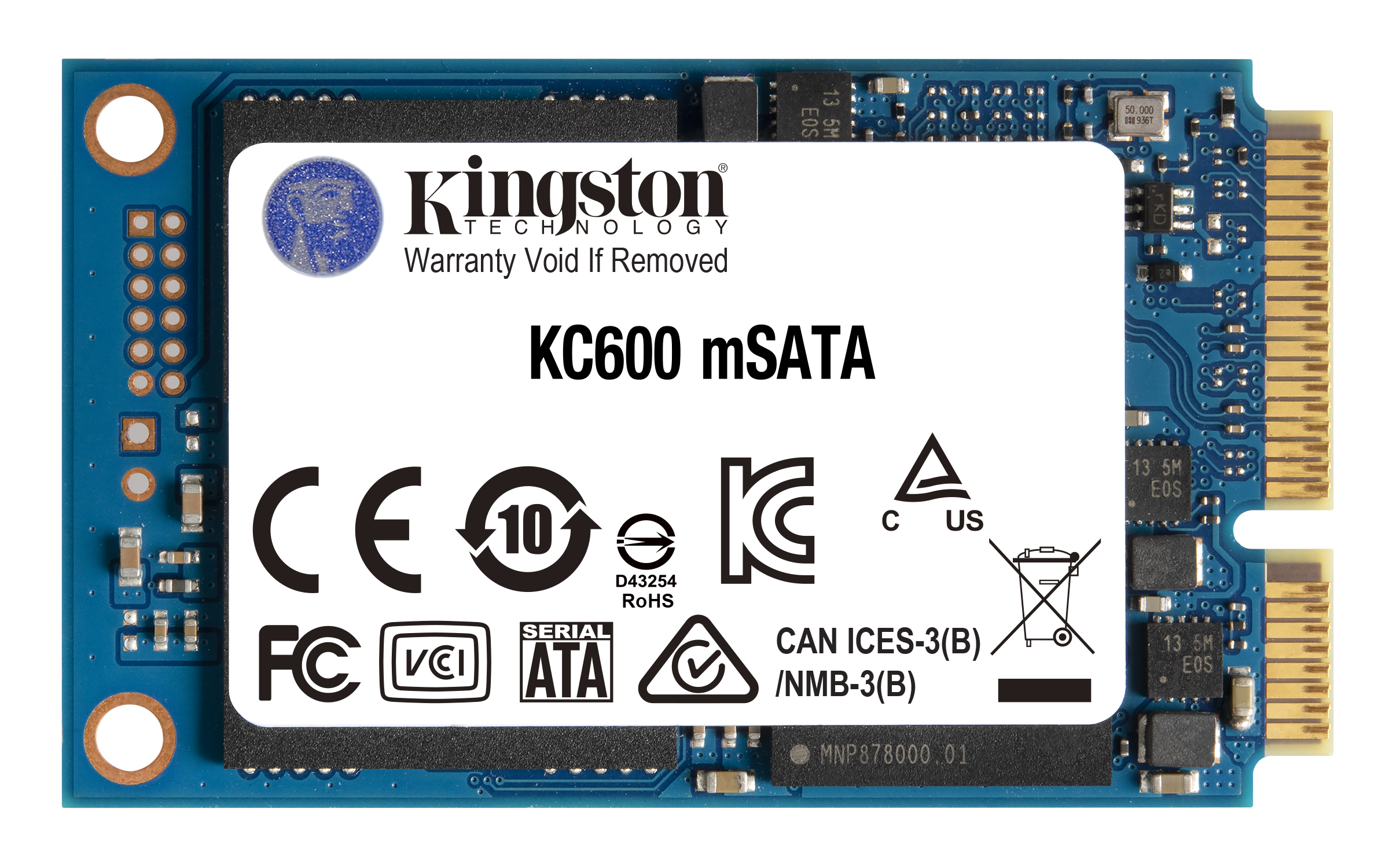 KC600 mSATA 256 Go Série ATA III 3D TLC KC600 mSATA 256 Go Série ATA III 3D TLC