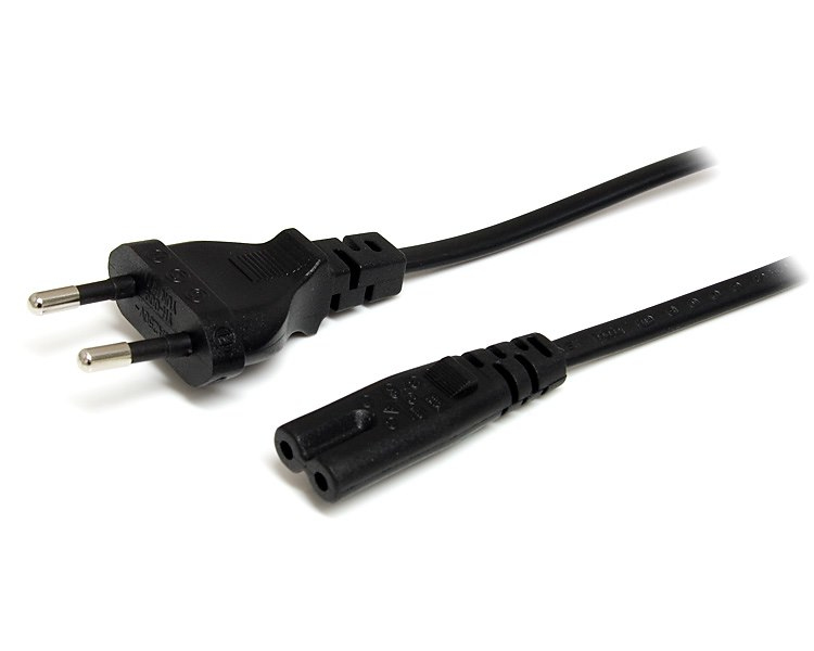 StarTech.com Cordon d'alimentation standard de 2 m pour ordinateur portatif - Europe vers C7 StarTech.com Cordon d'alimentation standard de 2 m pour ordinateur portatif - Europe vers C7