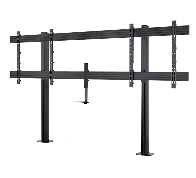 B-Tech BT8538 2,18 m (86") Noir Sol