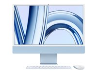 Apple iMac Apple M 59,7 cm (23.5") 4480 x 2520 pixels 8 Go 512 Go SSD PC All-in-One macOS Sonoma Wi-Fi 6E (802.11ax) Bleu