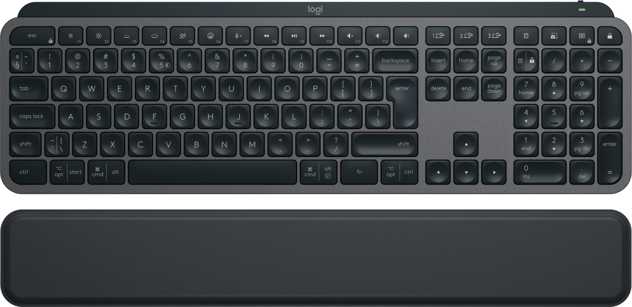 Logitech MX Keys S clavier Bluetooth QWERTY US International Graphite Logitech MX Keys S clavier Bluetooth QWERTY US International Graphite