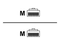 Cbl/1M Shield CAT5E Mld Patch CBL White