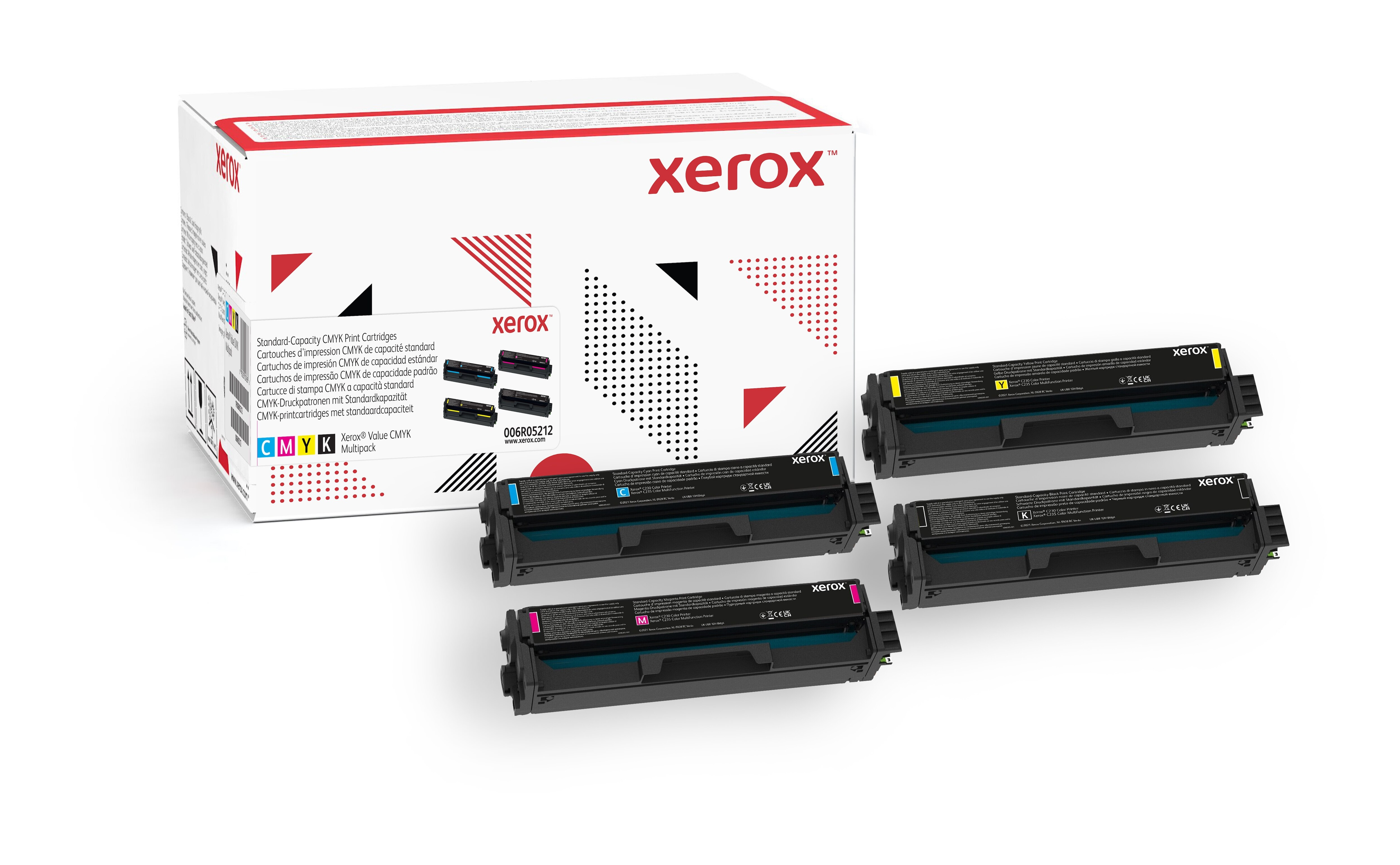 Xerox Cartouche de toner Multipack de Capacité standard Imprimante couleur ® C230?/?multifonctions ® C235 (1500 pages) - 006R05212