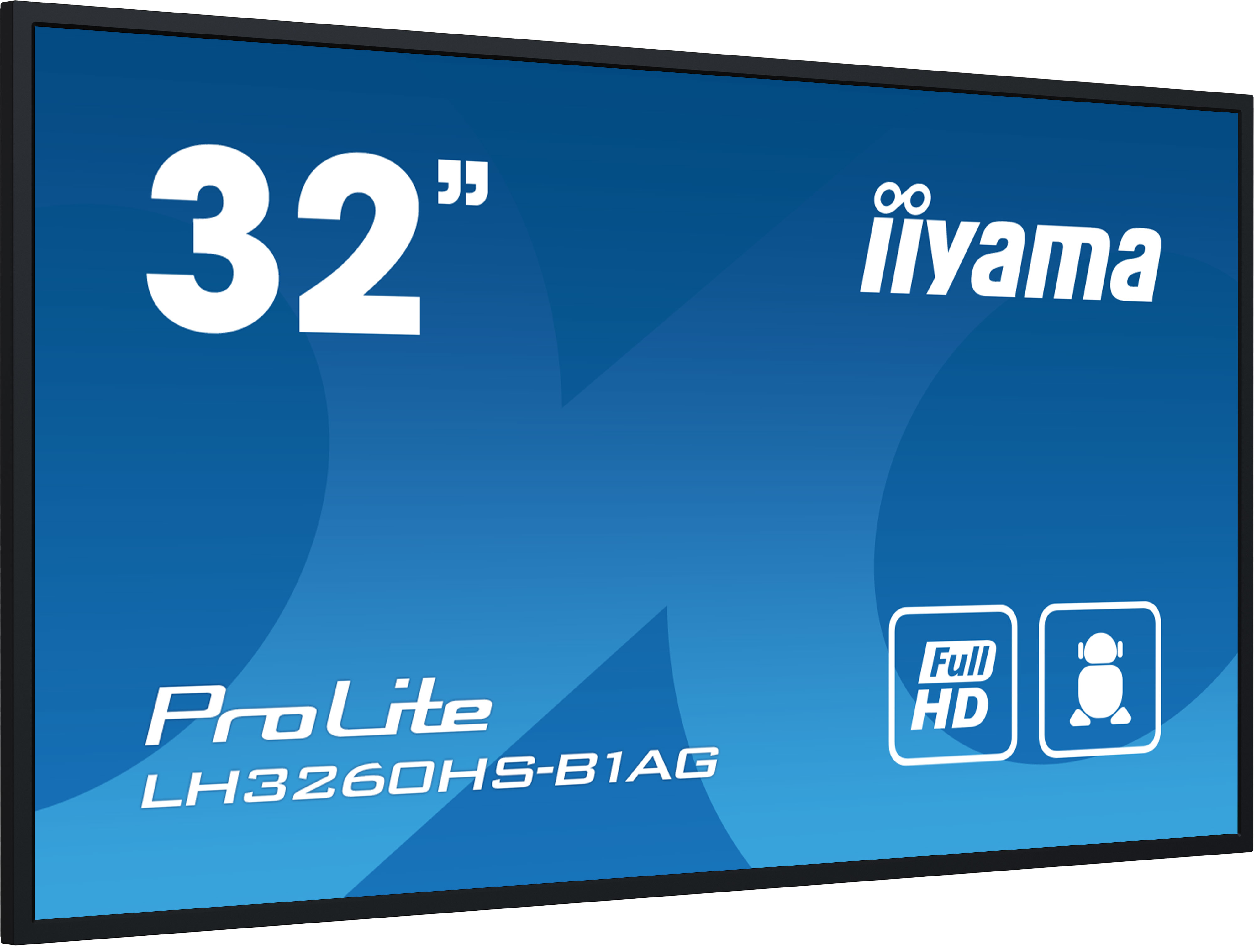 iiyama PROLITE Carte A numérique 80 cm (31.5") LED Wifi 500 cd/m² Full HD Noir Intégré dans le processeur Android 11 24/7