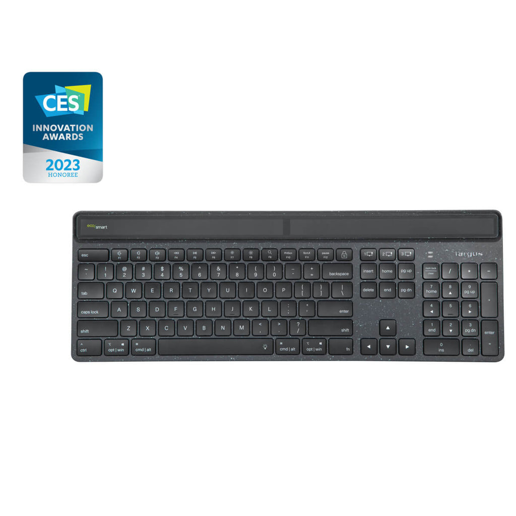 Targus EcoSmart Wireless Keyboard UK clavier Bluetooth Noir