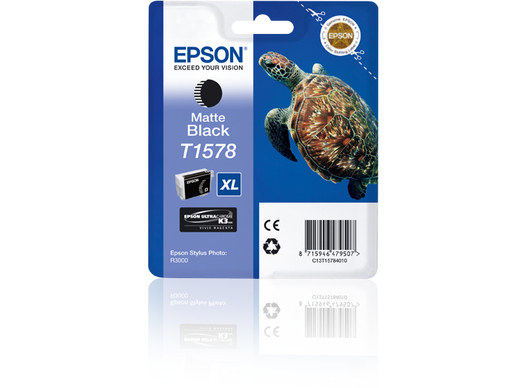 Epson T1578 cartouche d'encre 1 pièce(s) Original Rendement élevé (XL) Noir Epson T1578 cartouche d'encre 1 pièce(s) Original Rendement élevé (XL) Noir