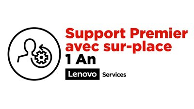 Lenovo 1 An Support Premier avec sur-place