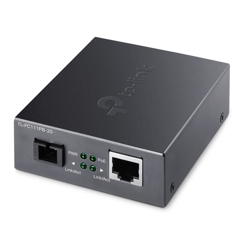 TP-Link TL-FC111PB-20 convertisseur de support réseau 100 Mbit/s Noir TP-Link TL-FC111PB-20 convertisseur de support réseau 100 Mbit/s Noir