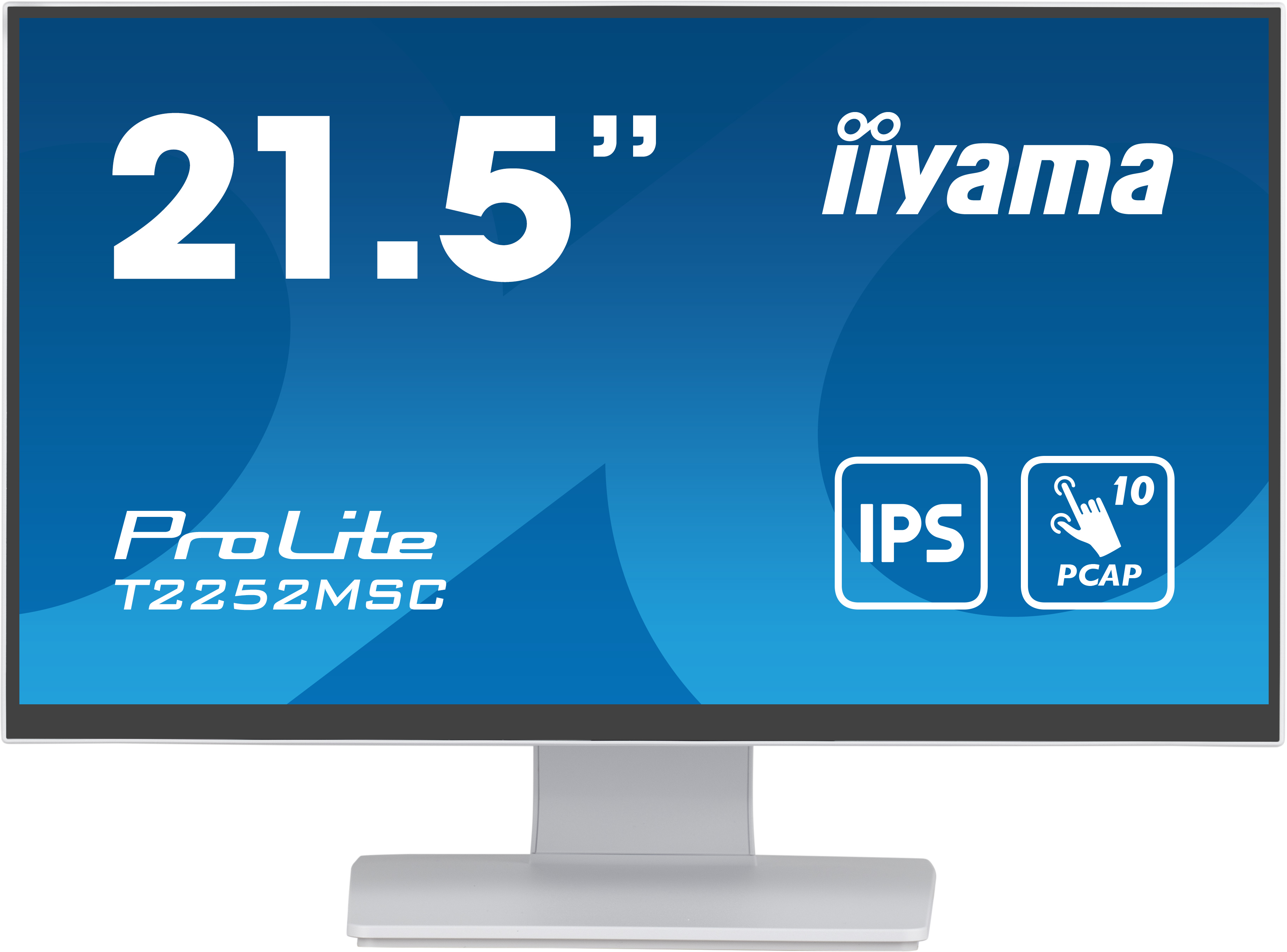 iiyama ProLite écran plat de PC 54,6 cm (21.5") 1920 x 1080 pixels Full HD LCD Écran tactile Table Blanc
