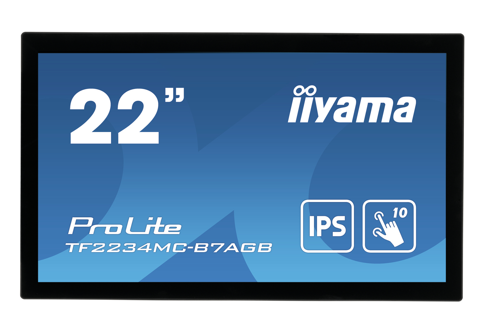iiyama ProLite TF2234MC-B7AGB moniteur à écran tactile 54,6 cm (21.5") 1920 x 1080 pixels Plusieurs pressions Multi-utilisateur Noir