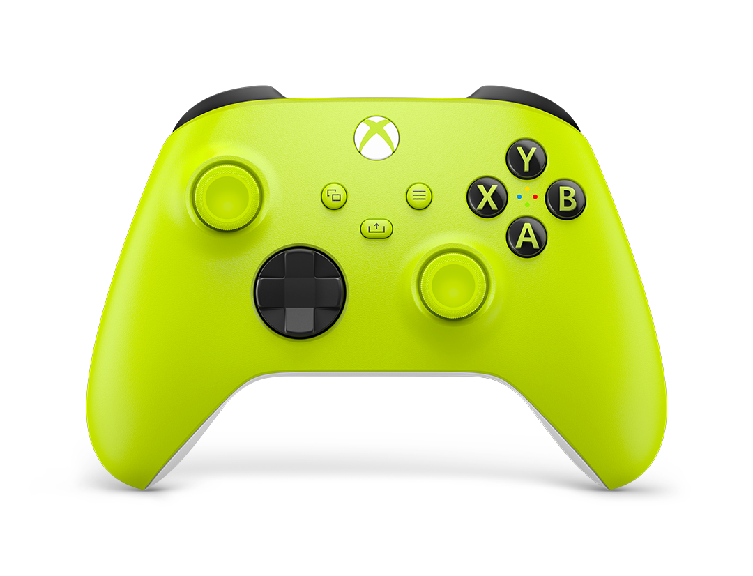 Xbox Wireless Controller Electric Volt Jaune Bluetooth Joystick Analogique/Numérique Xbox, Xbox One, Xbox Series S Xbox Wireless Controller Electric Volt Jaune Bluetooth Joystick Analogique/Numérique Xbox, Xbox One, Xbox Series S