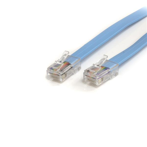 StarTech.com Câble rollover pour console Cisco de 1,8 m - RJ45 - M/M StarTech.com Câble rollover pour console Cisco de 1,8 m - RJ45 - M/M