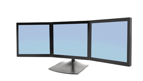 Ergotron DS100 Triple-Monitor Desk Stand Ergotron DS100 Triple-Monitor Desk Stand