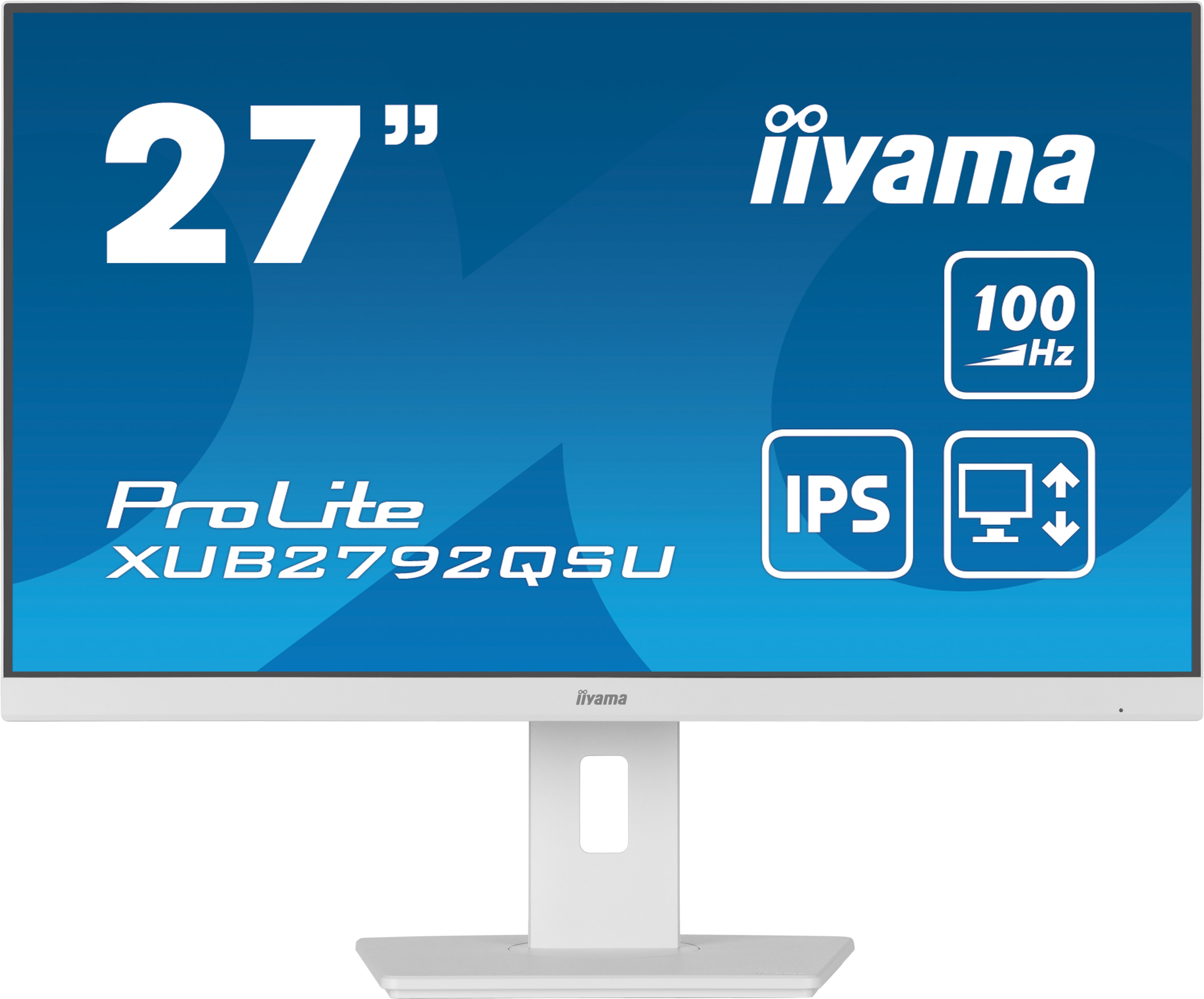 iiyama ProLite XUB2792QSU-W6 écran plat de PC 68,6 cm (27") 2560 x 1440 pixels Wide Quad HD LED Blanc iiyama ProLite XUB2792QSU-W6 écran plat de PC 68,6 cm (27") 2560 x 1440 pixels Wide Quad HD LED Blanc