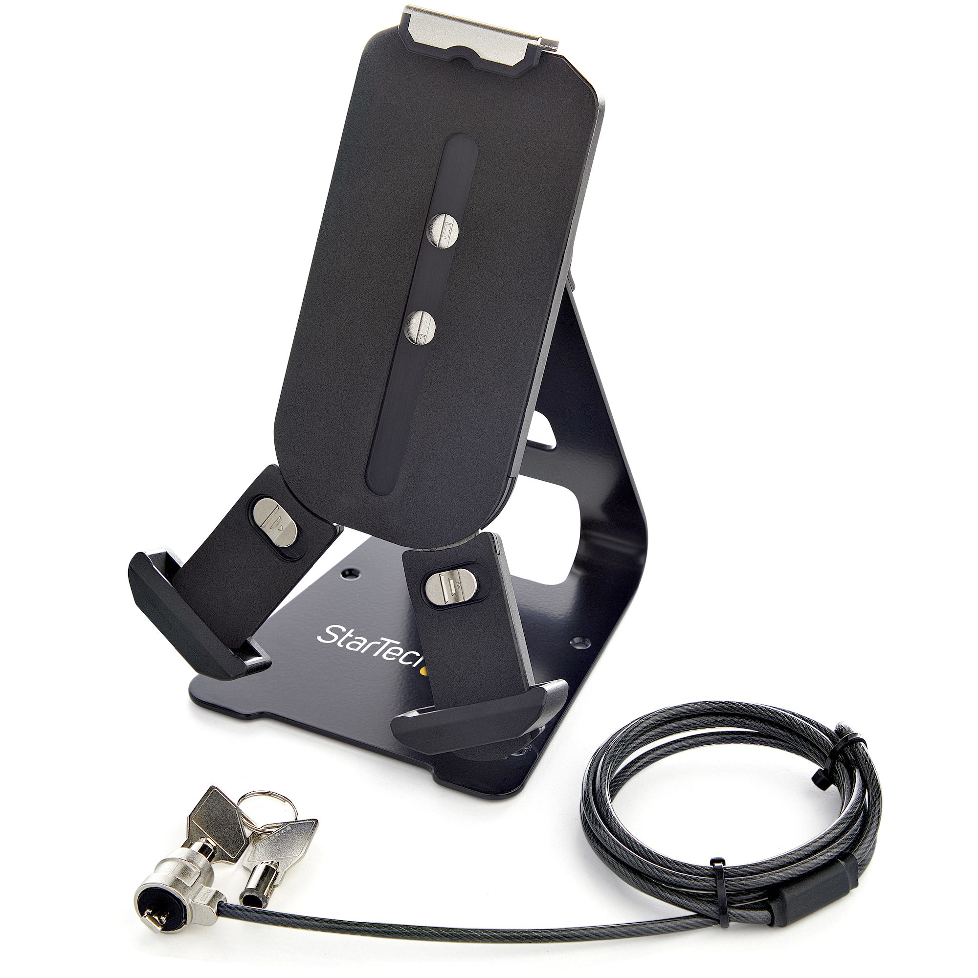 Support Tablette Sécurisé Câble K-Slot - Porte Tablette Vérouillable - Tablettes 7,9-13 pouces - Repose Tablette Universel Ajustable - Bureau/Surface - Dispositif Sécurité Antivol Support Tablette Sécurisé Câble K-Slot - Porte Tablette Vérouillable - Tablettes 7,9-13 pouces - Repose Tablette Universel Ajustable - Bureau/Surface - Dispositif Sécurité Antivol