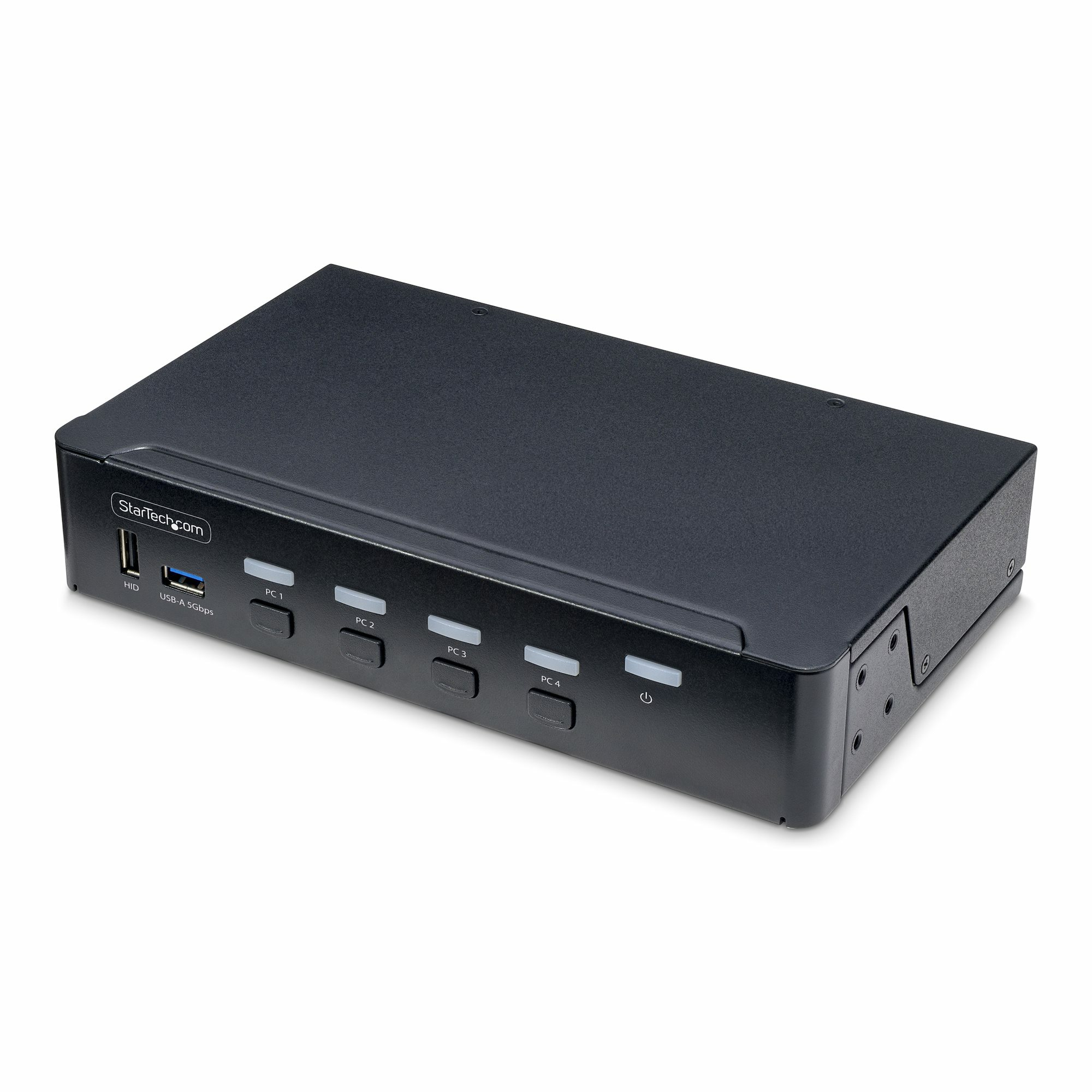 StarTech.com Switch KVM DisplayPort 4 Ports, Moniteur Unique 4K 60Hz, 6 Ports USB, Commutation par Touche de Raccourci et Bouton-Poussoir, DisplayPort 1.2, Commutateur KVM, Indépendant de l'OS, Conforme TAA StarTech.com Switch KVM DisplayPort 4 Ports, Moniteur Unique 4K 60Hz, 6 Ports USB, Commutation par Touche de Raccourci et Bouton-Poussoir, DisplayPort 1.2, Commutateur KVM, Indépendant de l'OS, Conforme TAA