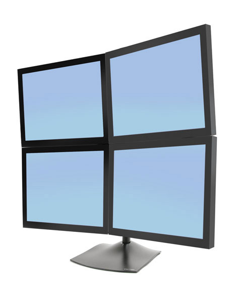 Ergotron DS100 Quad-Monitor Desk Stand Ergotron DS100 Quad-Monitor Desk Stand