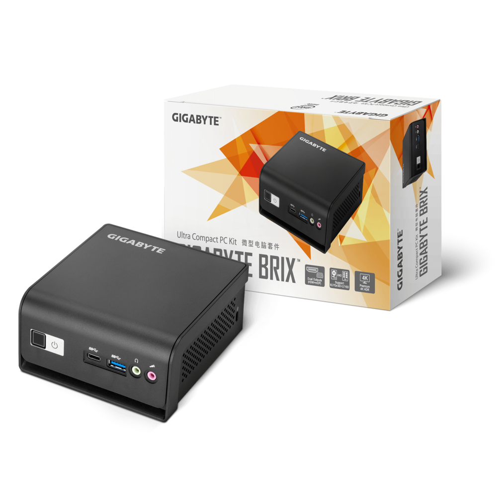 Gigabyte GB-BMPD-6005 barebone PC/ poste de travail Noir N5105 2 GHz