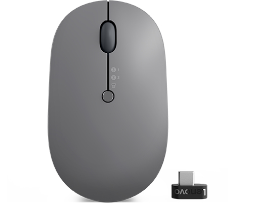 Lenovo Go Multi-Device souris Ambidextre RF sans fil + Bluetooth Optique 2400 DPI Lenovo Go Multi-Device souris Ambidextre RF sans fil + Bluetooth Optique 2400 DPI