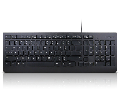 Lenovo Essential clavier USB ?ŽERTY Français Noir Lenovo Essential clavier USB ?ŽERTY Français Noir
