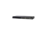 Cisco SG350-28P-K9-UK-RF commutateur réseau Géré L3 Gigabit Ethernet (10/100/1000) Connexion Ethernet, supportant l'alimentation via ce port (PoE) Noir