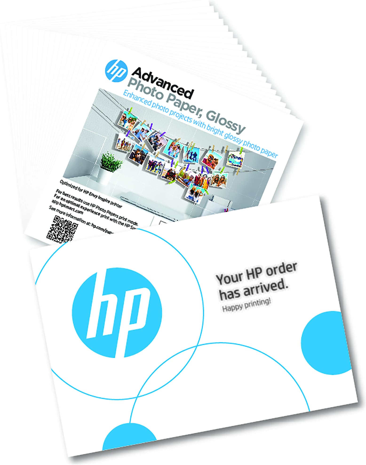 HP Papier photo à finition glacée Advanced, 65 lb, 5 x 5 pouces (127 x 127 mm), 20 feuilles HP Papier photo à finition glacée Advanced, 65 lb, 5 x 5 pouces (127 x 127 mm), 20 feuilles