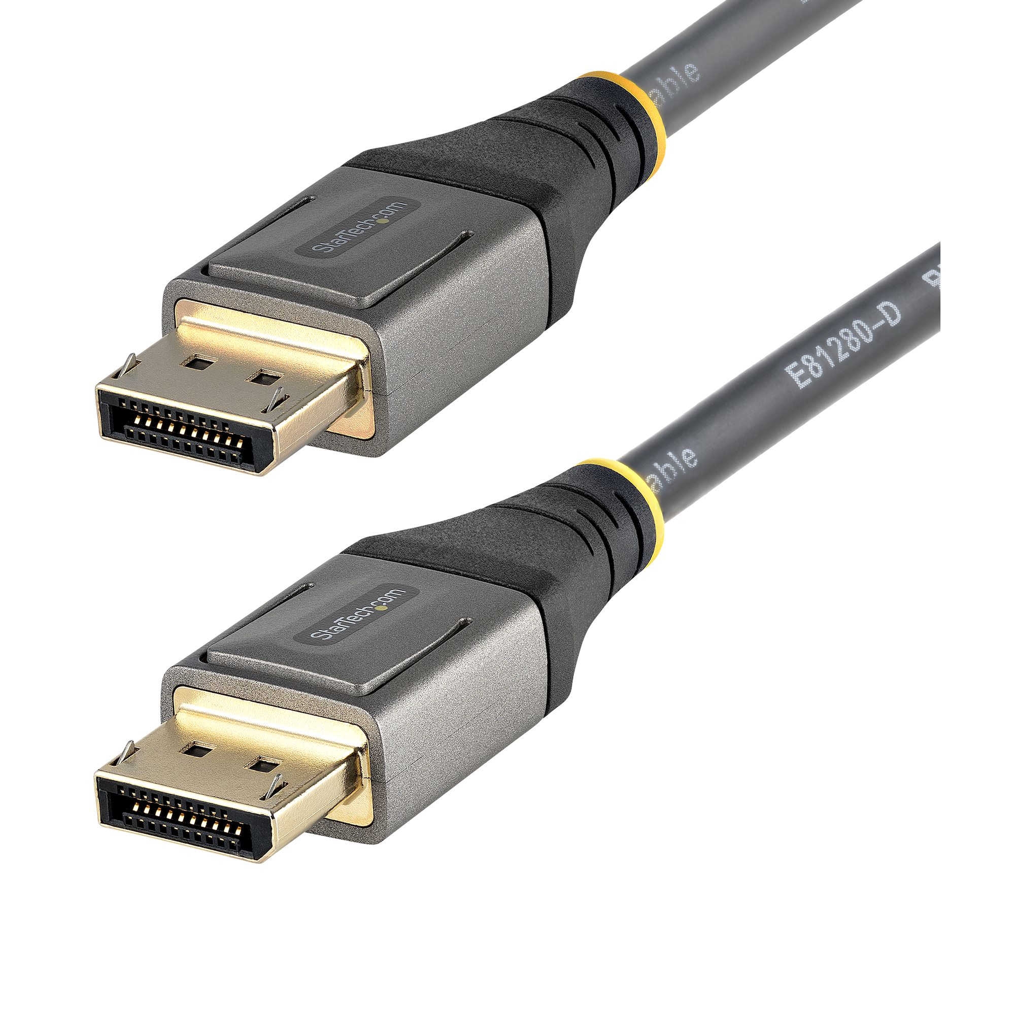 StarTech.com DP14VMM2M câble DisplayPort 2 m Gris, Noir