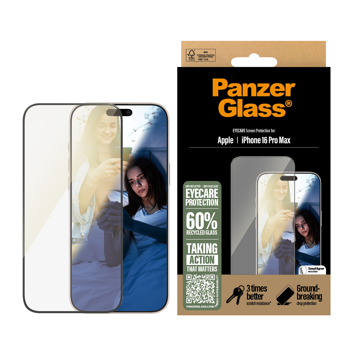  Ultra-Wide Fit Protection d'écran transparent Apple 1 pièce(s)