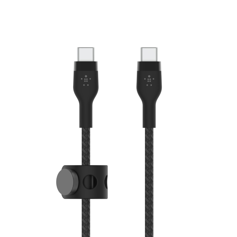 Belkin BOOST?CHARGE PRO Flex câble USB 3 m USB 2.0 USB C Noir Belkin BOOST?CHARGE PRO Flex câble USB 3 m USB 2.0 USB C Noir