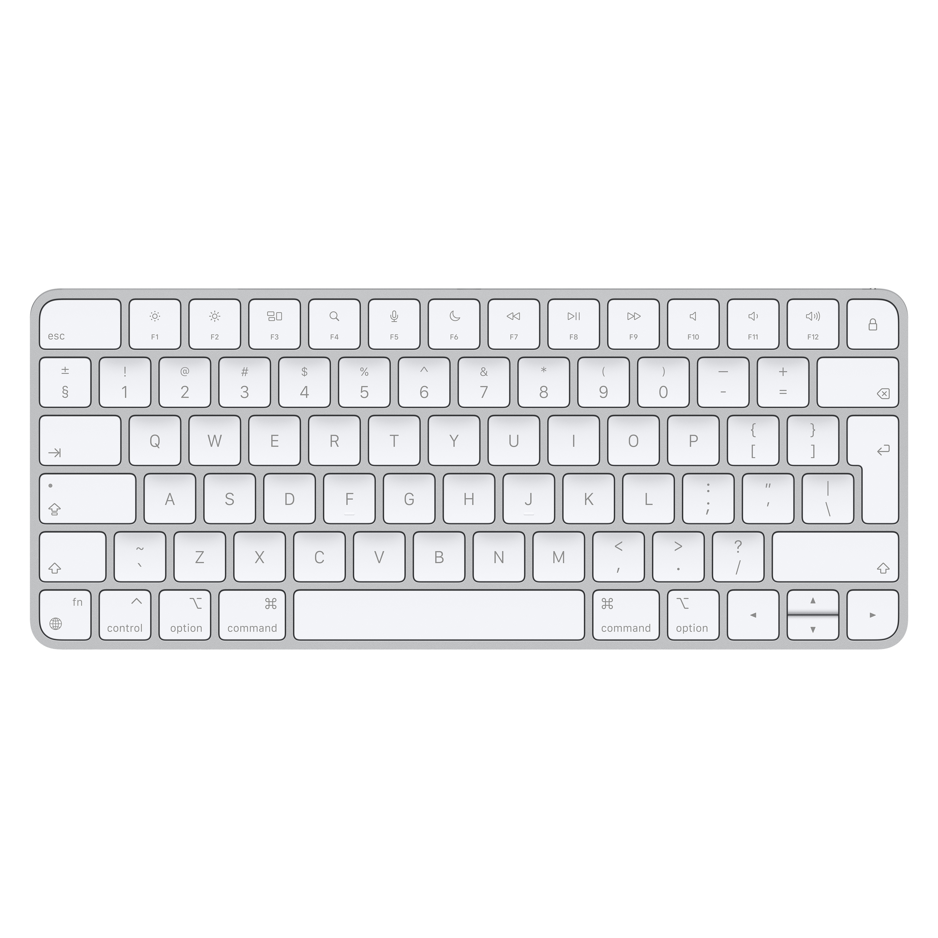 Magic clavier USB + Bluetooth Anglais Aluminium, Blanc