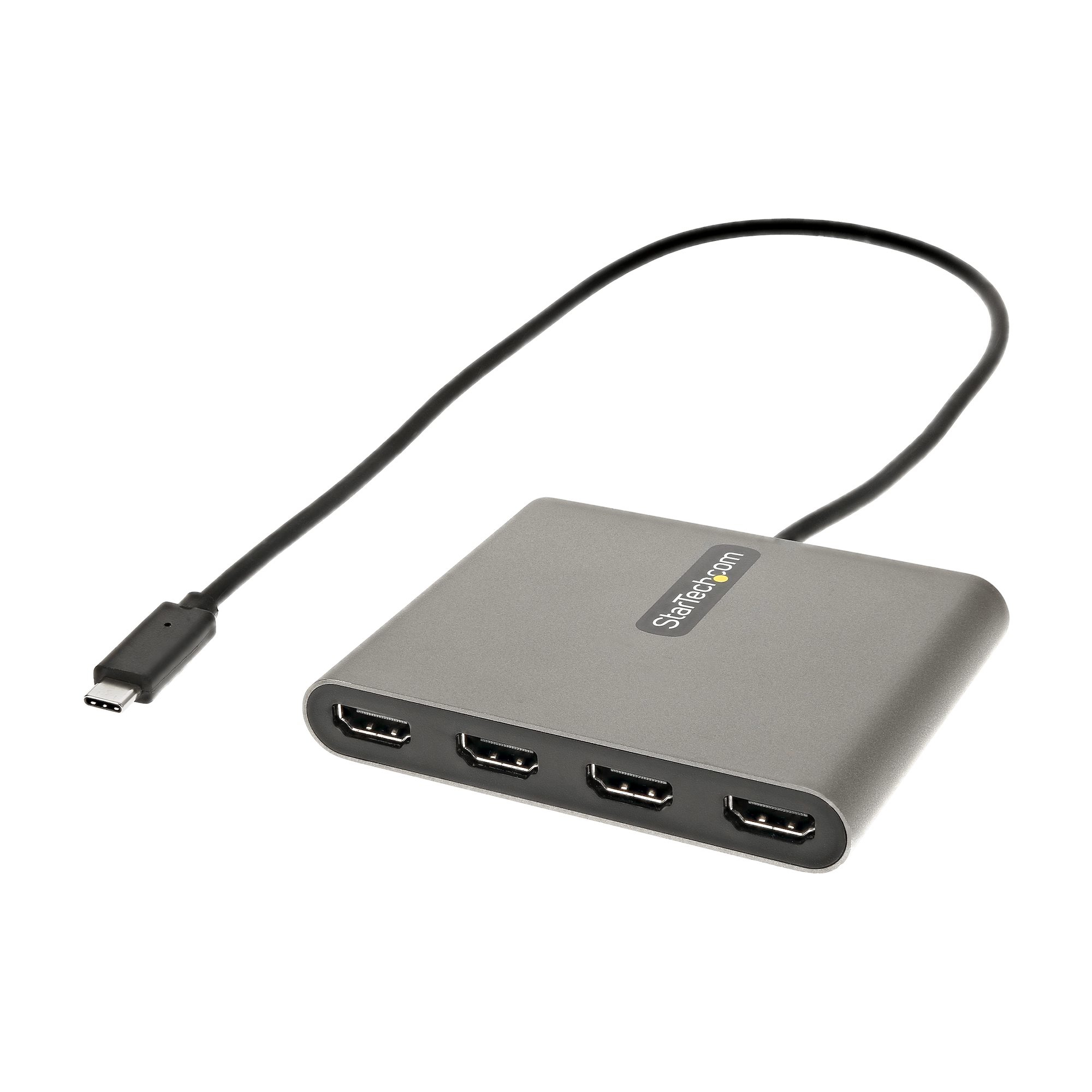 USB C to 4 HDMI Adapter - External Card USB C to 4 HDMI Adapter - External Card