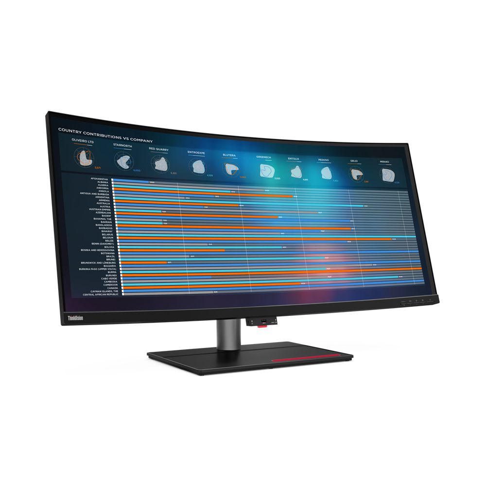 Lenovo ThinkVision P40w-20 LED display 100,8 cm (39.7") 5120 x 2160 pixels 5K Ultra HD Noir Lenovo ThinkVision P40w-20 LED display 100,8 cm (39.7") 5120 x 2160 pixels 5K Ultra HD Noir