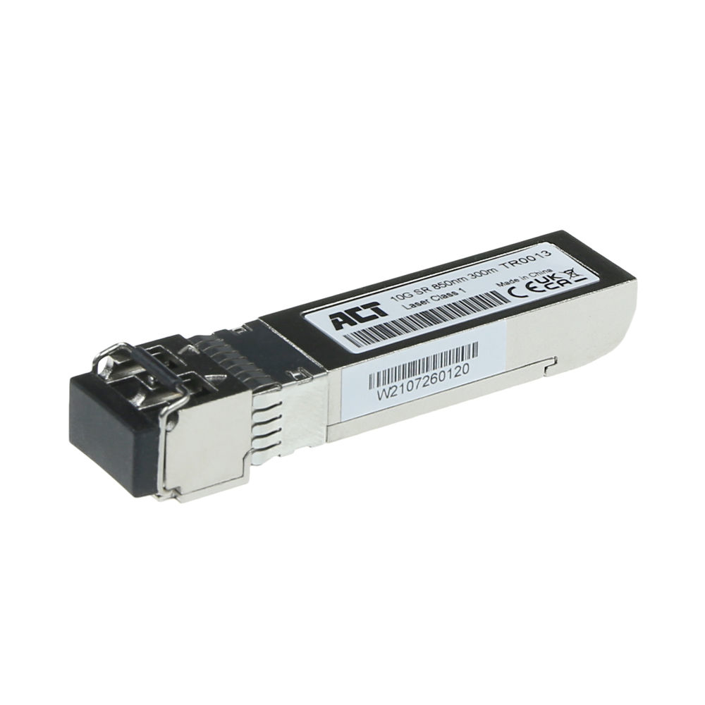 ACT TR0013 module émetteur-récepteur de réseau Fibre optique 10000 Mbit/s SFP+ 850 nm ACT TR0013 module émetteur-récepteur de réseau Fibre optique 10000 Mbit/s SFP+ 850 nm