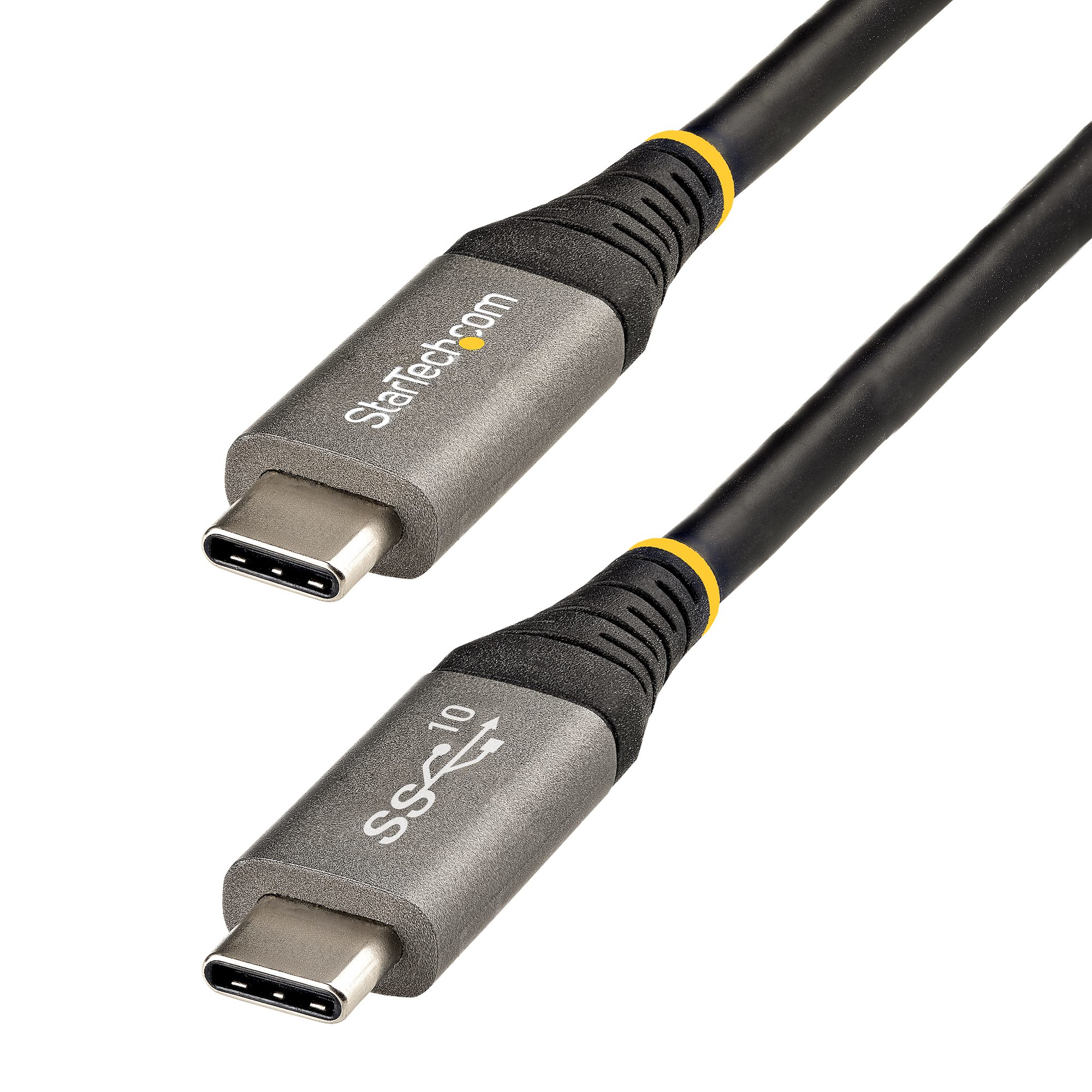 StarTech.com Câble USB C 10Gbps 1m - Certifié USB-IF - Câble USB 3.1/3.2 Gen 1 Type-C - Alimentation 100W (5A) Power Delivery, DP Alt Mode - Cordon USB C vers C - Charge/Synchronisation StarTech.com Câble USB C 10Gbps 1m - Certifié USB-IF - Câble USB 3.1/3.2 Gen 1 Type-C - Alimentation 100W (5A) Power Delivery, DP Alt Mode - Cordon USB C vers C - Charge/Synchronisation