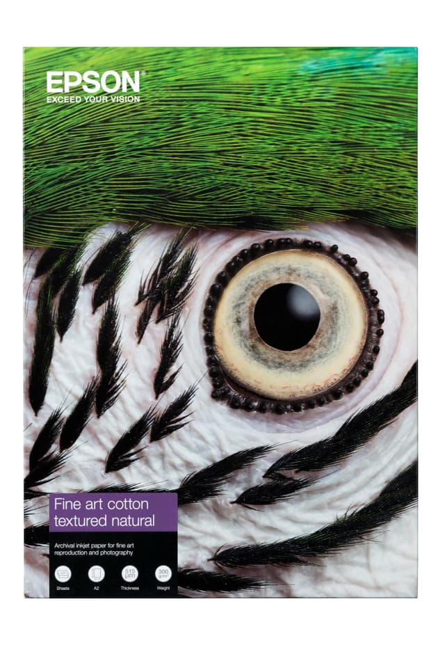 Epson C13S450283NQ papier jet d'encre A2 (420x594 mm) Finition texturée 25 feuilles Multicolore Epson C13S450283NQ papier jet d'encre A2 (420x594 mm) Finition texturée 25 feuilles Multicolore