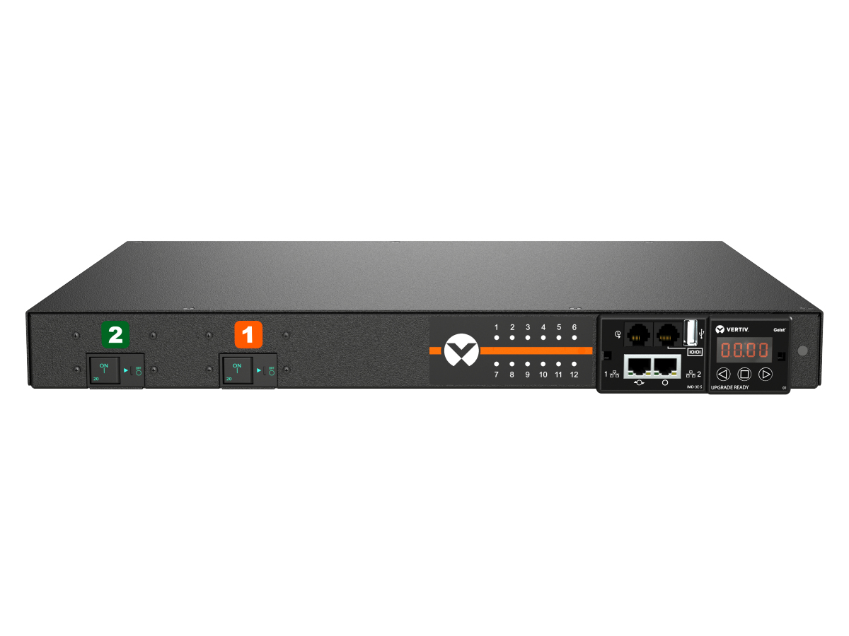 Vertiv Geist MGU3E1R6-12CF13-3PS6B2H10-S unité de distribution d'énergie 12 sortie(s) CA 0U Noir Vertiv Geist MGU3E1R6-12CF13-3PS6B2H10-S unité de distribution d'énergie 12 sortie(s) CA 0U Noir