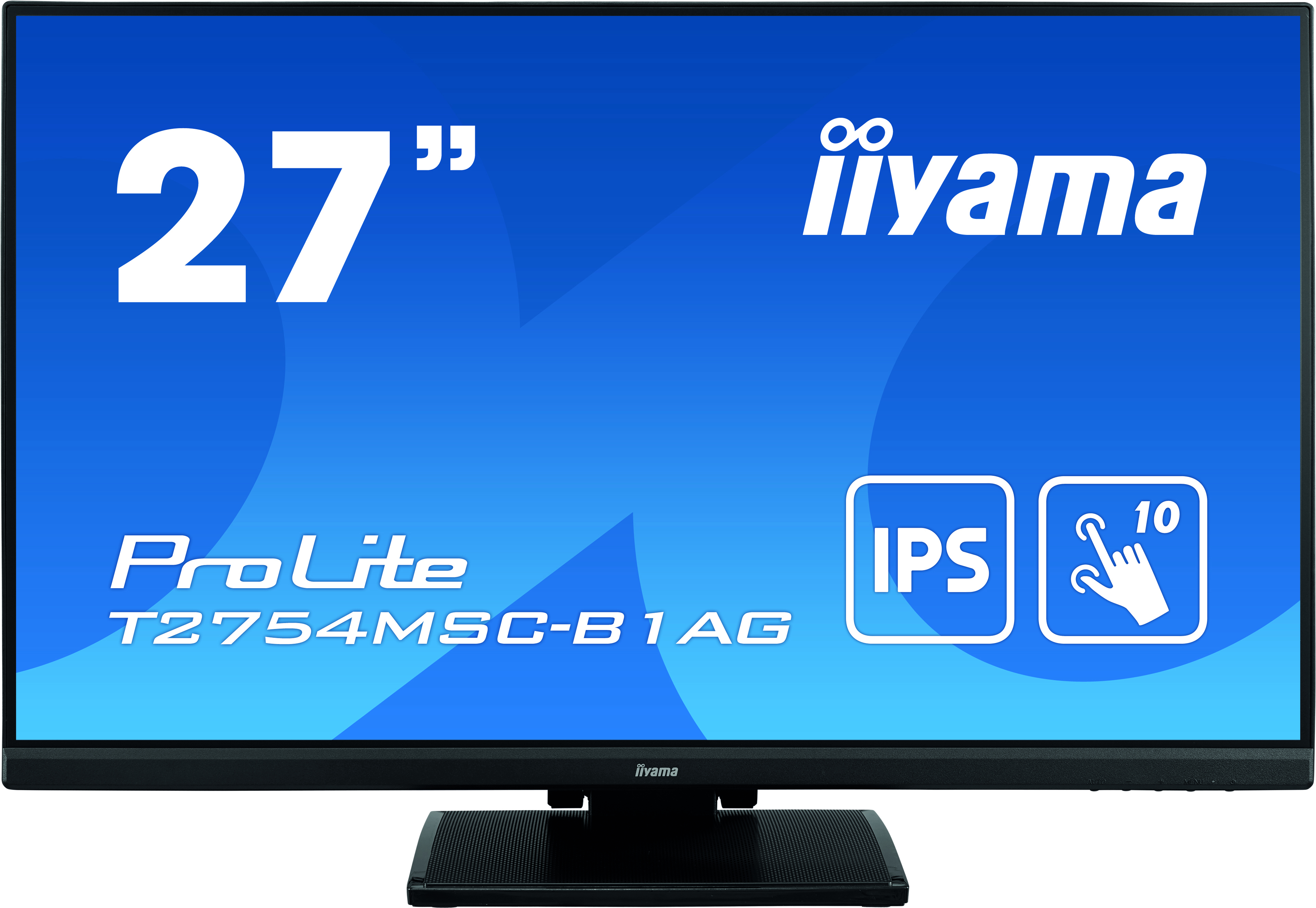 iiyama ProLite T2754MSC-B1AG moniteur à écran tactile 68,6 cm (27") 1920 x 1080 pixels Plusieurs pressions Multi-utilisateur Noir