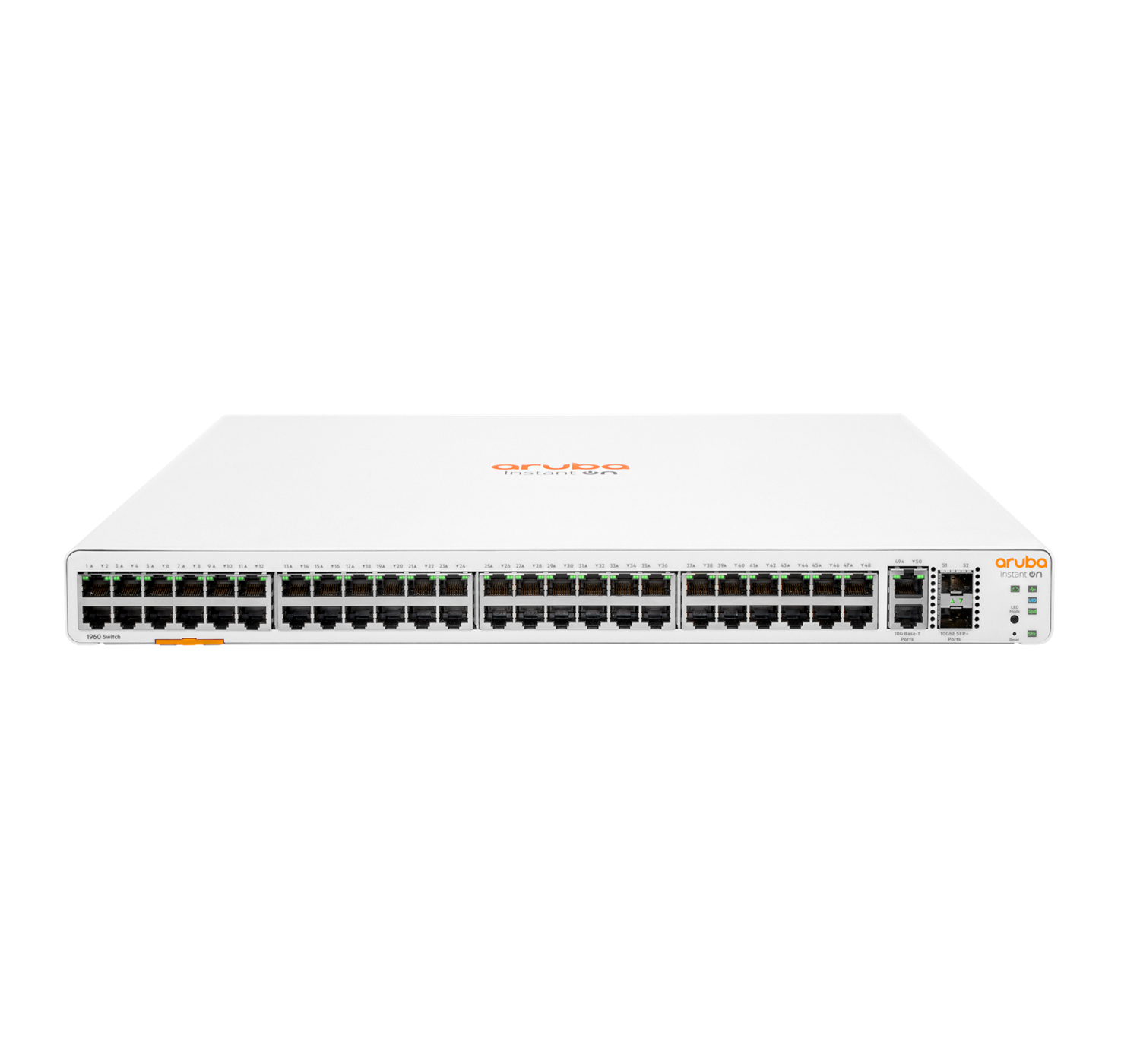 Aruba Instant On 1960 48G 2XGT 2SFP+ Géré L2+ Gigabit Ethernet (10/100/1000) 1U Blanc Aruba Instant On 1960 48G 2XGT 2SFP+ Géré L2+ Gigabit Ethernet (10/100/1000) 1U Blanc