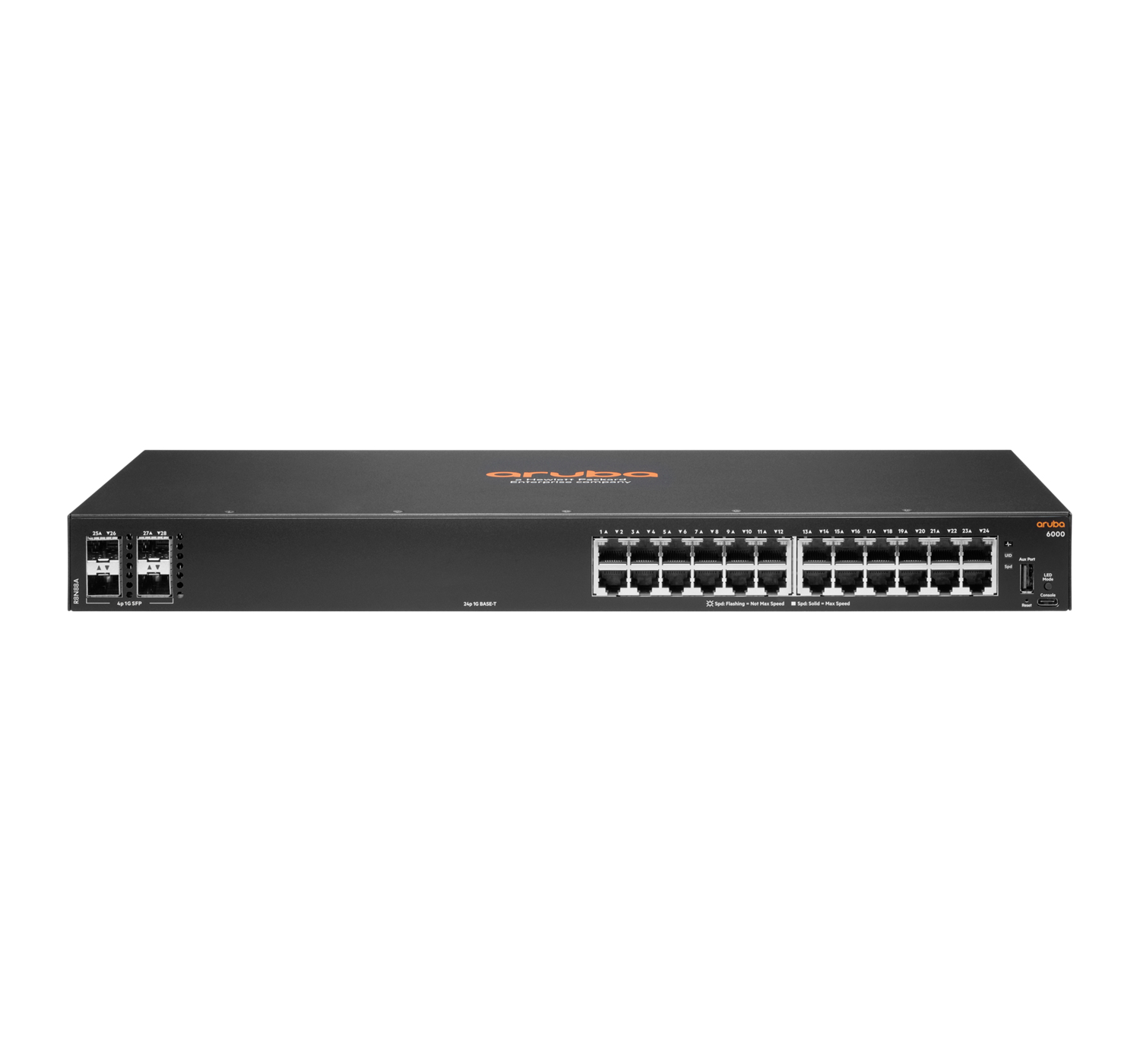 Aruba 6000 24G 4SFP Géré L3 Gigabit Ethernet (10/100/1000) 1U Aruba 6000 24G 4SFP Géré L3 Gigabit Ethernet (10/100/1000) 1U