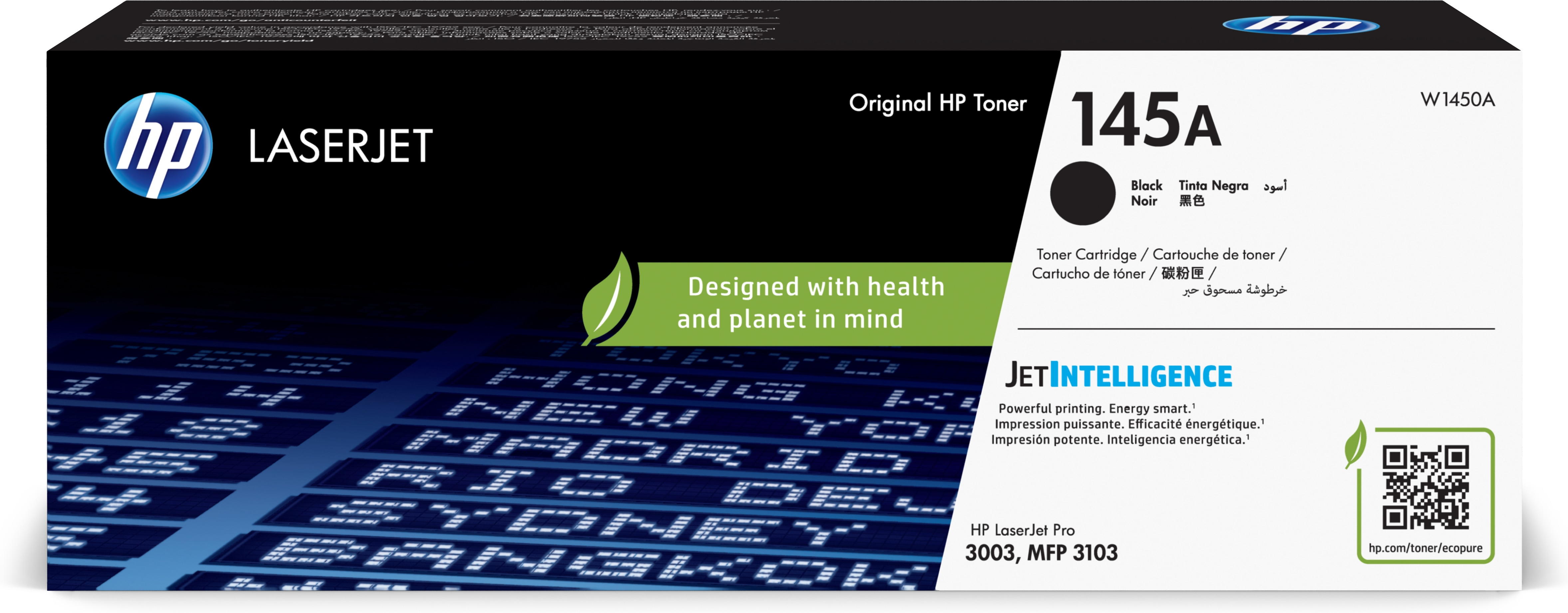 HP Cartouche de toner LaserJet authentique noir 145A HP Cartouche de toner LaserJet authentique noir 145A