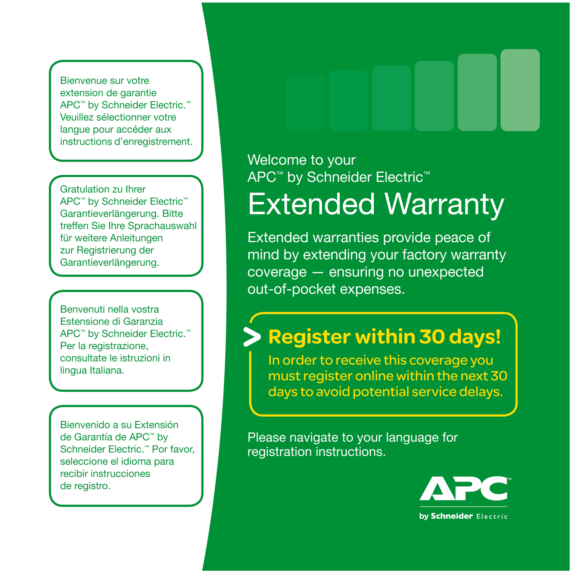 APC WBEXTWAR1YR-AC-02 extension de garantie et support