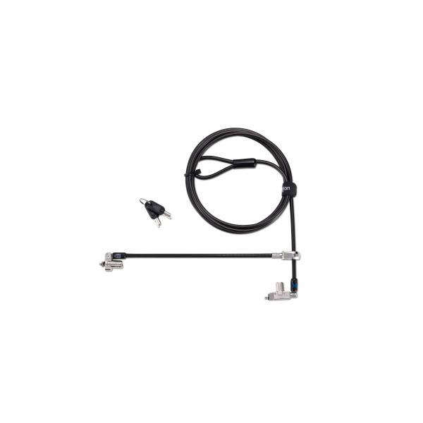 Kensington Câble de sécurité N17 2.0 à deux verrous à clé pour encoches Wedge Kensington Câble de sécurité N17 2.0 à deux verrous à clé pour encoches Wedge