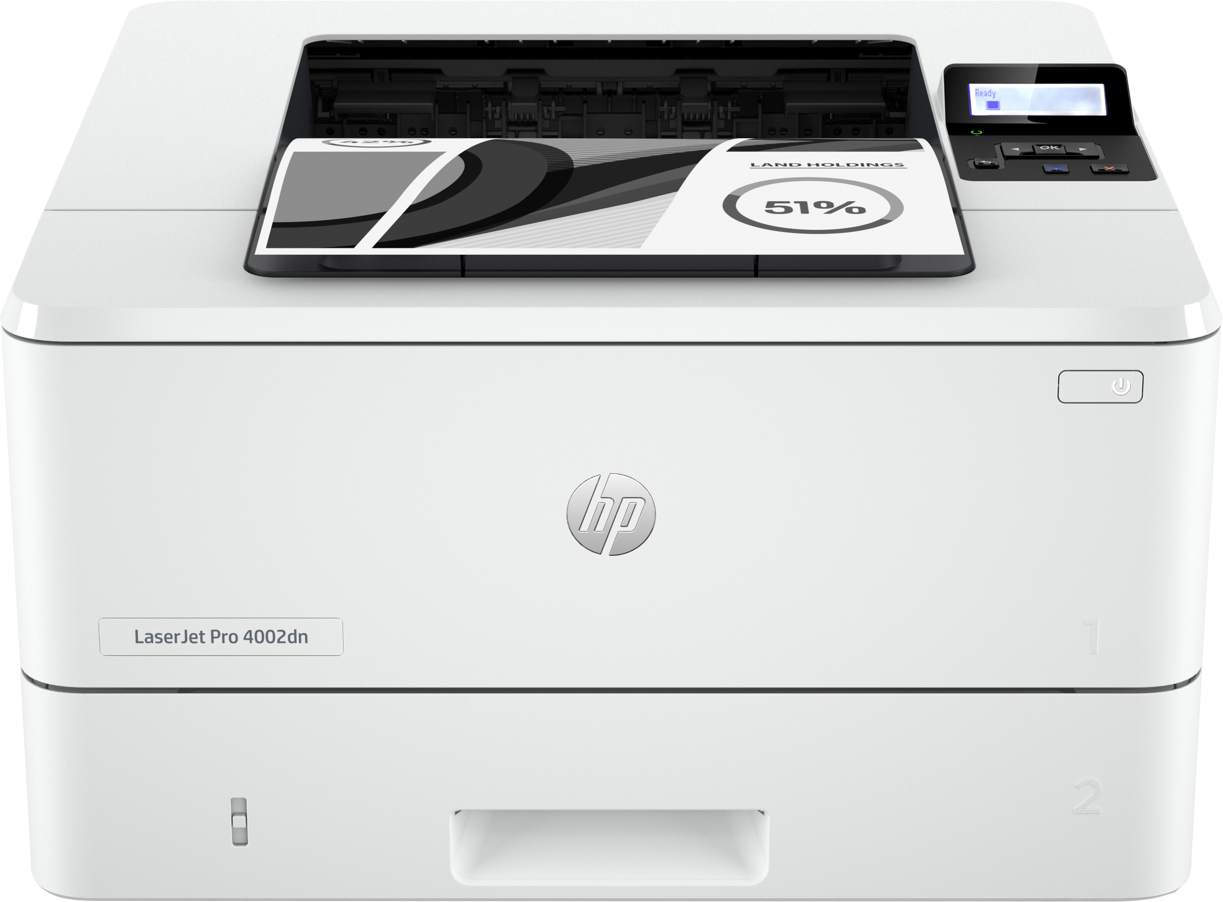 HP LaserJet Pro Imprimante 4002dn, Imprimer, Impression recto-verso. Vitesses de première page imprimée. Éco-énergétique. Taille compacte. Sécurité renforcée