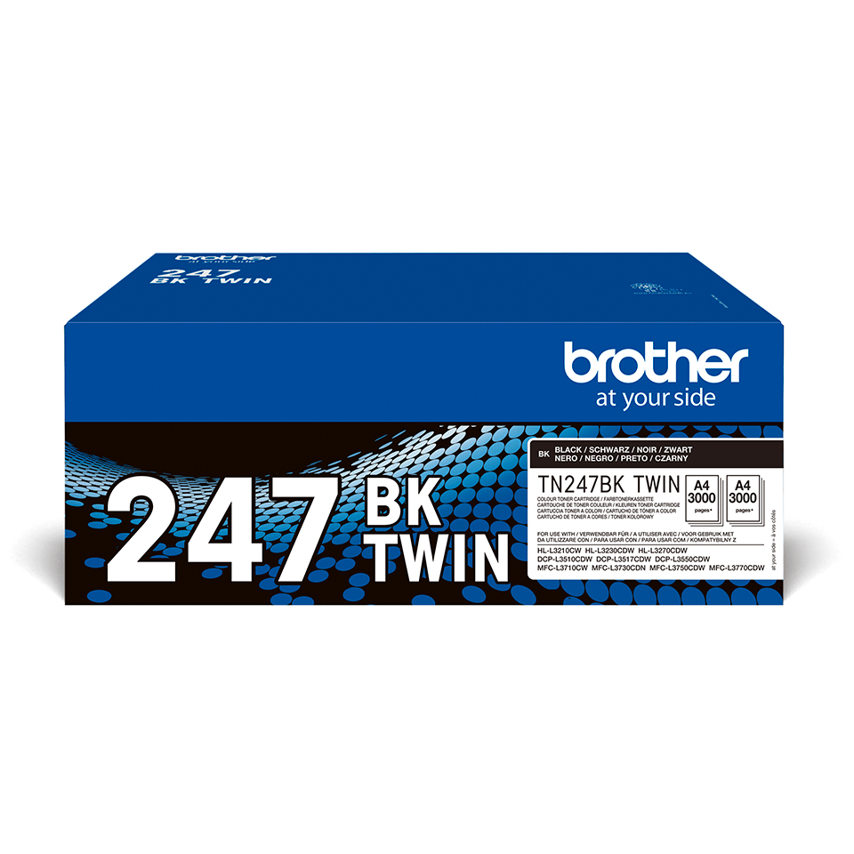 TN-247BKTWIN Black Toner Cartridge ISO 2 TN-247BKTWIN Black Toner Cartridge ISO 2