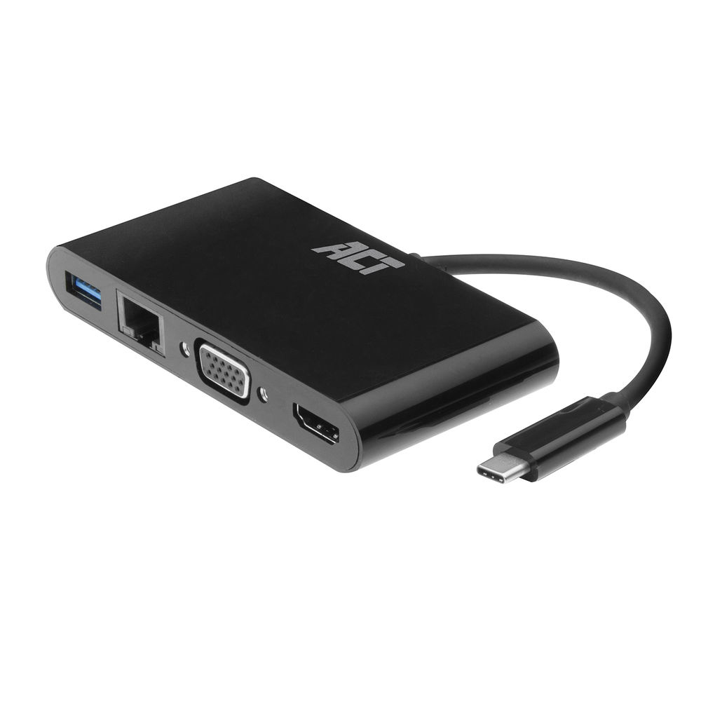 ACT AC7330 adaptateur graphique USB 4096 x 2160 pixels Noir ACT AC7330 adaptateur graphique USB 4096 x 2160 pixels Noir