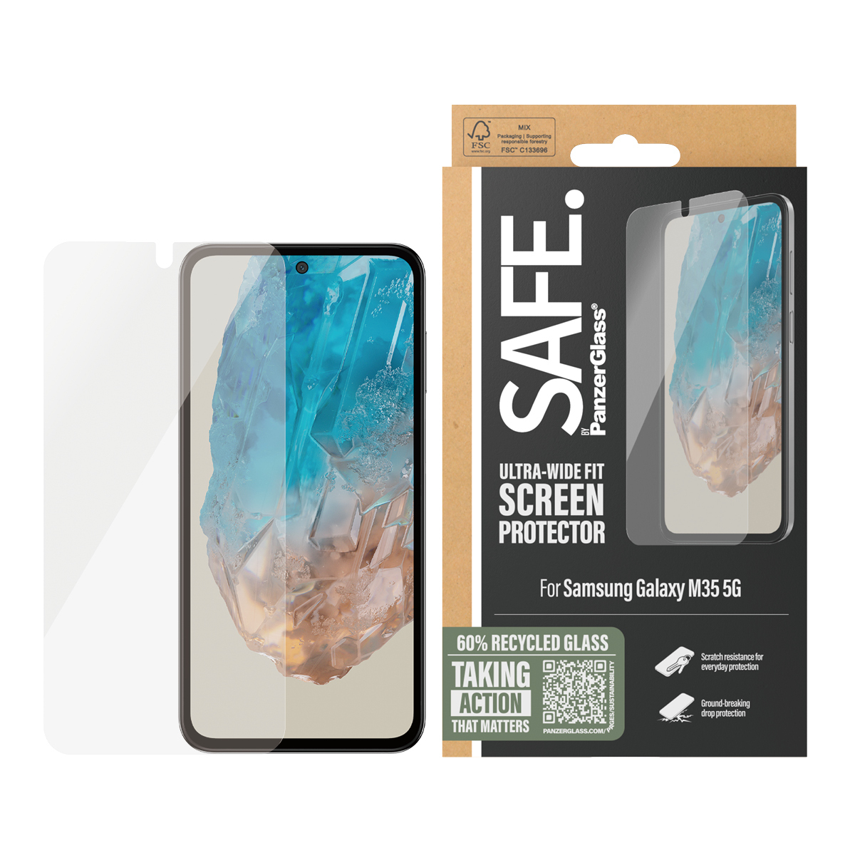  Ultra-Wide Fit Protection d'écran transparent 1 pièce(s)
