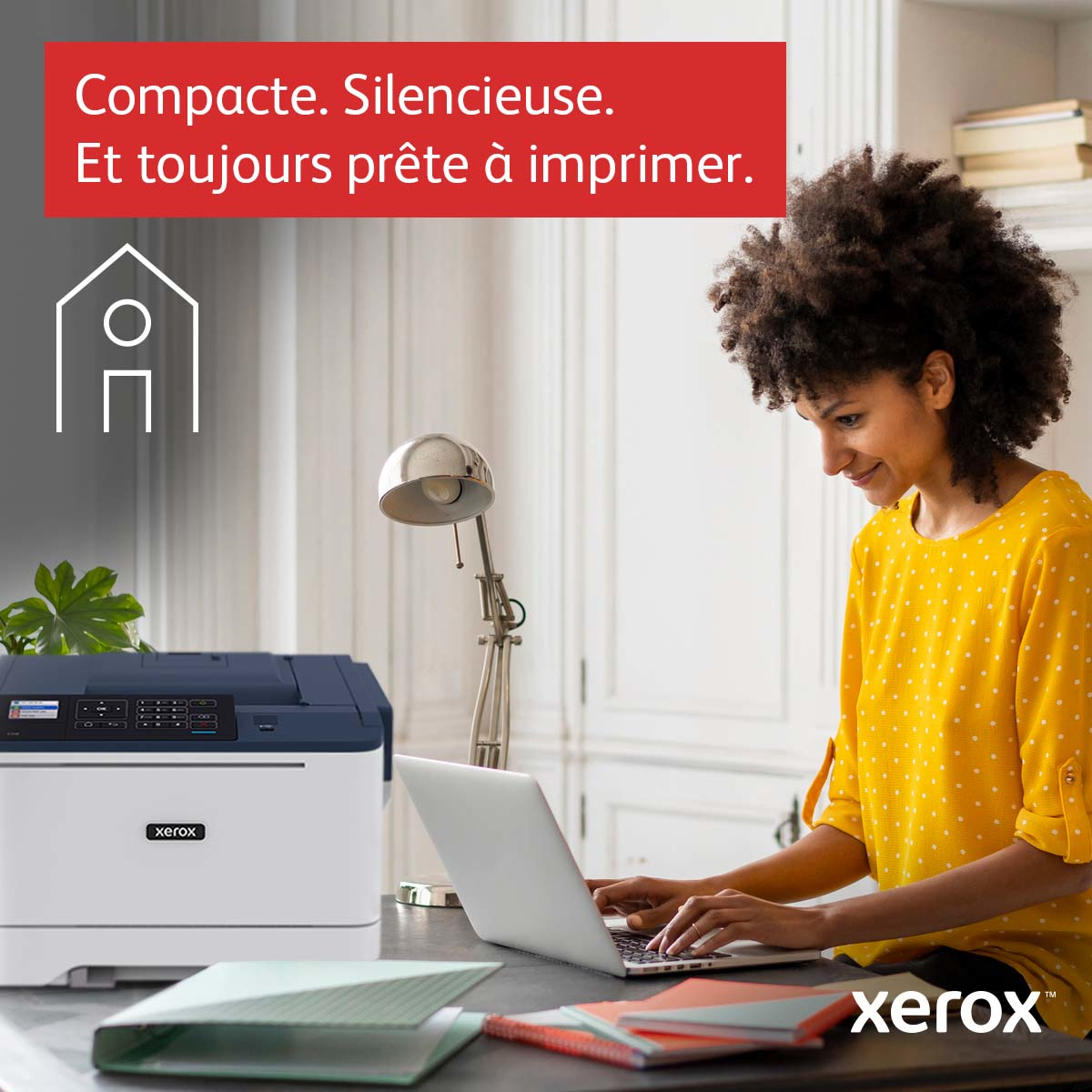 Xerox C310 Imprimante recto verso sans fil A4 33 ppm, PS3 PCL5e/6, 2 magasins Total 251 feuilles Xerox C310 Imprimante recto verso sans fil A4 33 ppm, PS3 PCL5e/6, 2 magasins Total 251 feuilles