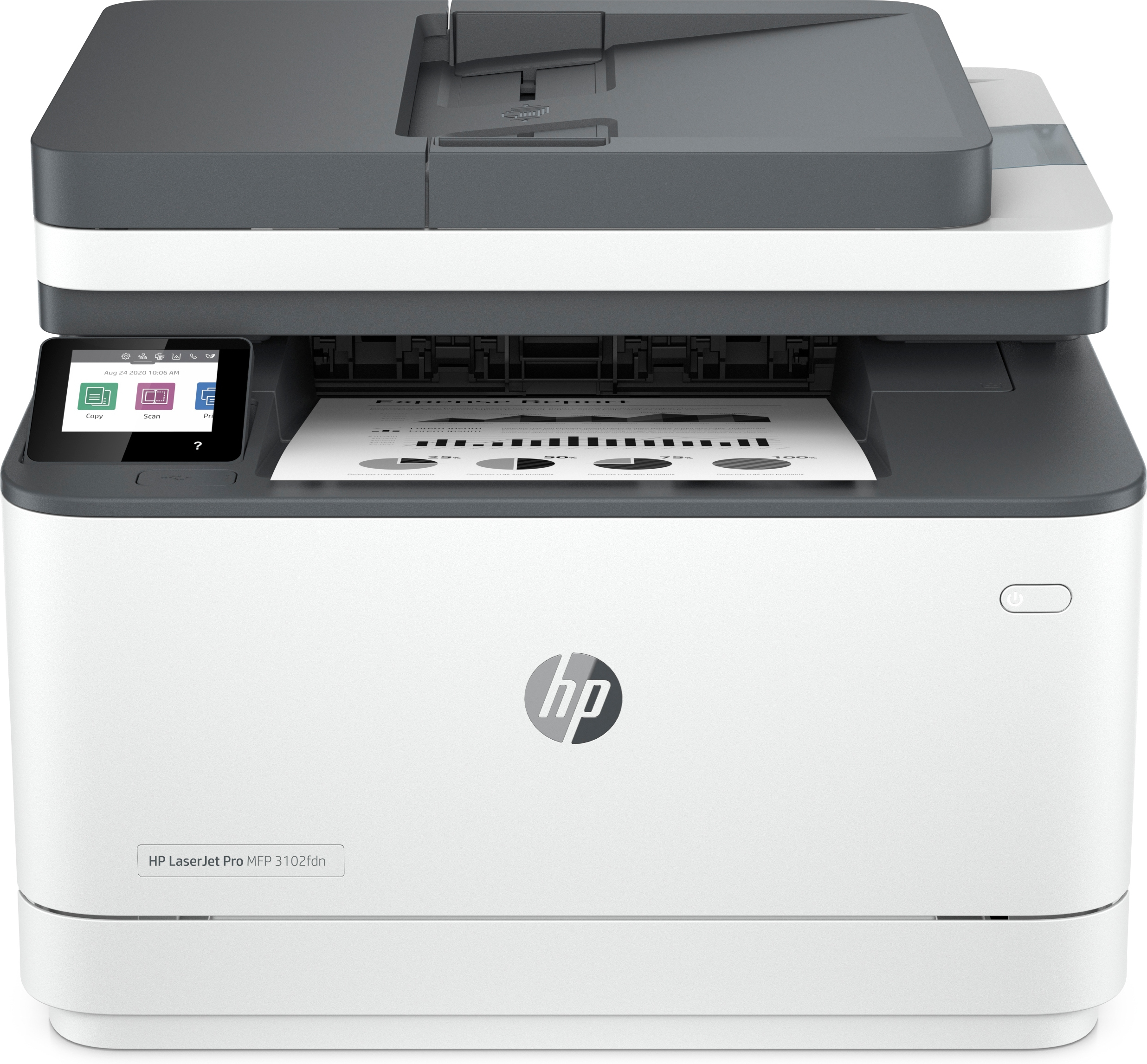 HP LaserJet Imprimante multifonction Pro 3102fdn, Noir et blanc, Imprimante pour Petites/moyennes entreprises, Impression, copie, scan, fax, Chargeur automatique de documents. impression recto-verso. port avant lecteur flash USB. écran tactile HP LaserJet Imprimante multifonction Pro 3102fdn, Noir et blanc, Imprimante pour Petites/moyennes entreprises, Impression, copie, scan, fax, Chargeur automatique de documents. impression recto-verso. port avant lecteur flash USB. écran tactile